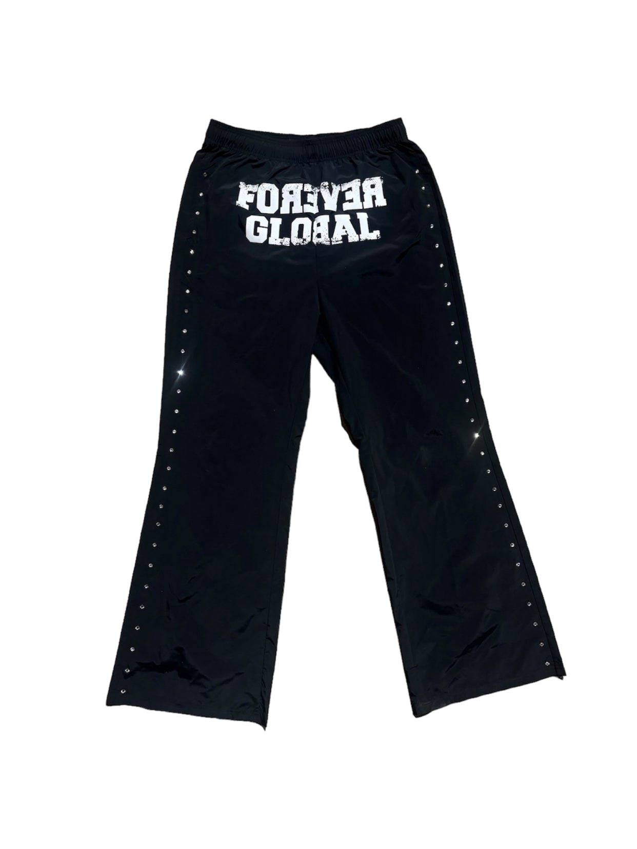 Forever Global Mirrored Nylon Pants